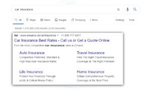 Google Search Ads Example | Nano Digital | Google Ads Management, Search Engine Marketing, PPC Digital Marketing Agency 